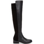 Alfani Womens Ludlowe Leather Over-The-Knee Boots Shoes BHFO 8887