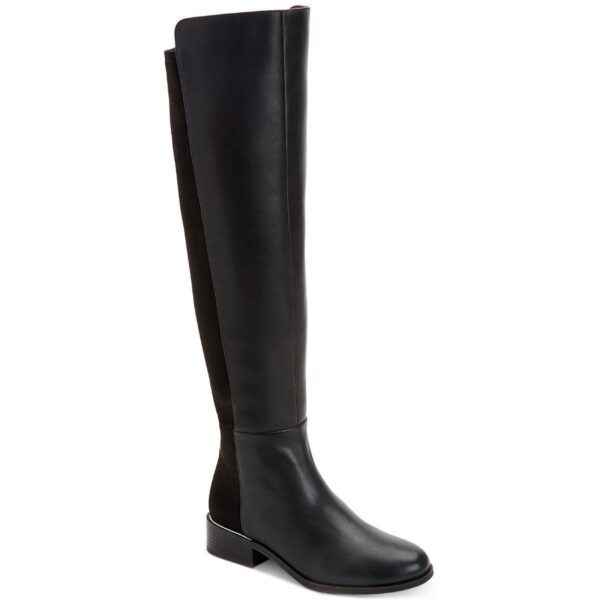 Alfani Womens Ludlowe Leather Over-The-Knee Boots Shoes BHFO 8887