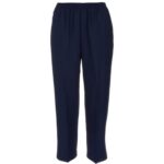 Alfred Dunner Womens Classics Navy Twill Casual Pants Petites 16P BHFO 1572