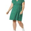 Amazon Essentials Women's Surplice Dress (Available in Plus Size)