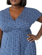 Amazon Essentials Women's Surplice Dress (Available in Plus Size)