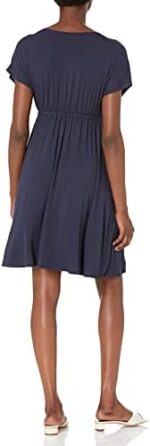 Amazon Essentials Women's Surplice Dress (Available in Plus Size)