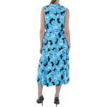 Anne Klein Womens Blue Long Drawstring Waist Midi Dress S BHFO 1833