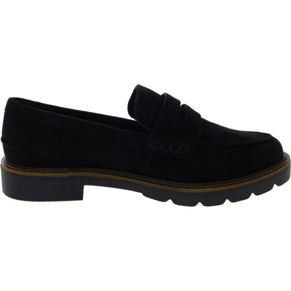 Anne Klein Womens EVERLY Black Slip On Casual Loafers 6 Wide (C,D,W) BHFO 7793