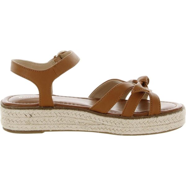 Bandolino Womens Petty 3 Tan Flatform Sandals Shoes 8.5 Medium (B,M) BHFO 7562