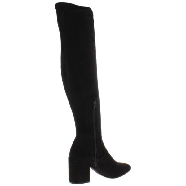 Bar III Womens Gabrie Faux Suede Block Heel Over-The-Knee Boots Shoes BHFO 4259