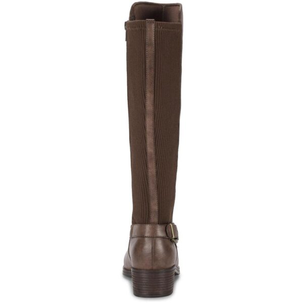 Baretraps Womens Mckayla Faux Leather Wide Calf Knee-High Boots Shoes BHFO 7606