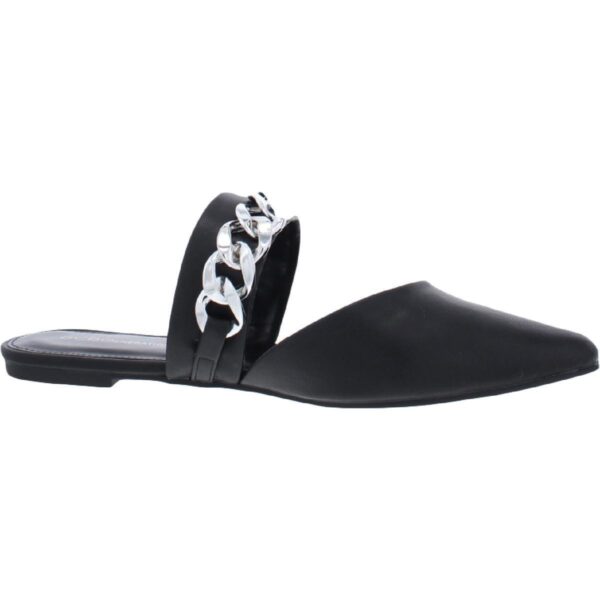 BCBGeneration Womens Ester Black Slip On Slides Shoes 5.5 Medium (B,M) BHFO 9209