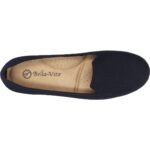 Bella Vita Womens Hathaway Navy Knit Flat Loafers Shoes 9 Wide (C,D,W) BHFO 7095