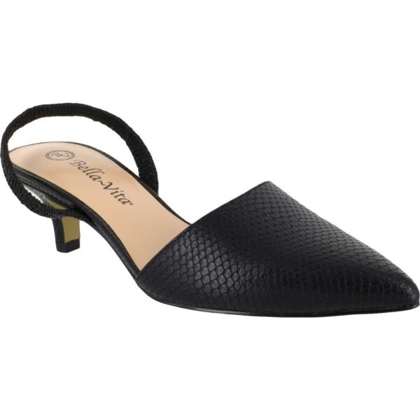 Bella Vita Womens Sarah II Black Flats Shoes 8.5 Extra Wide (E+, WW) BHFO 6220