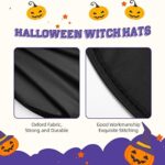 Blue Shining Stars Print Halloween Cone Witch Hat Cosplay for Wizards Masquerade Halloween Party Accessories.