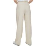 Calvin Klein Womens Beige High Waist Business Wide Leg Pants 16 BHFO 0089