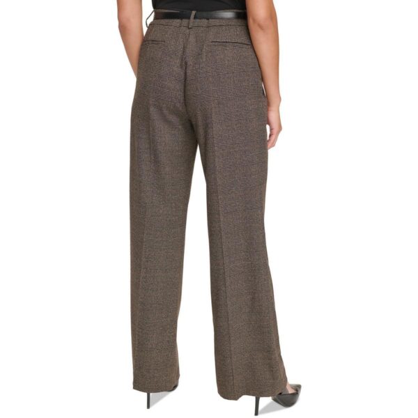 Calvin Klein Womens Black High Rise Pleated Business Suit Pants 10 BHFO 1194