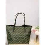 Coach CF342 City Tote With Coach Monogram Print IN Green