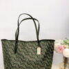 Coach CF342 City Tote With Coach Monogram Print IN Green