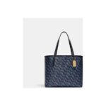 Coach CF342 City Tote With Coach Monogram Print IN Green