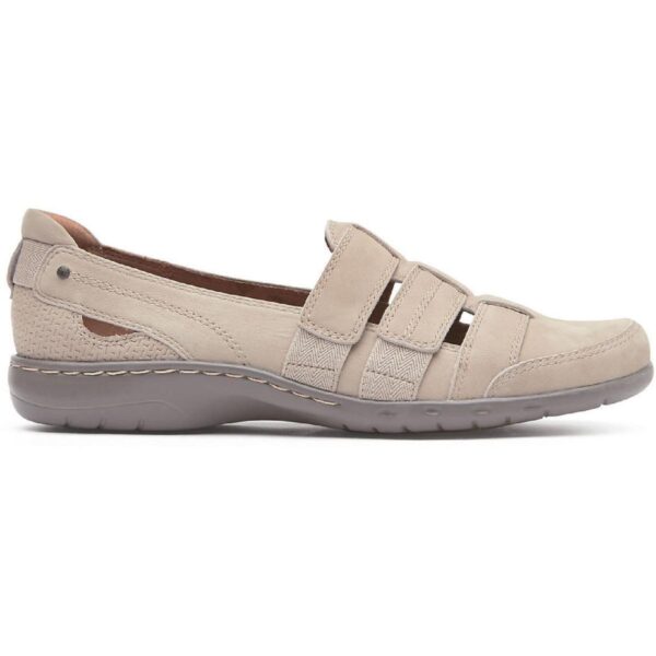 Cobb Hill Womens Penfield Fish Beige Loafers 8.5 Extra Wide (E+, WW) BHFO 2431