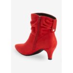 Comfortview Kourt Bootie Short Ankle Boot Low Heel Women's Winter Shoes (Wide Widths Available)