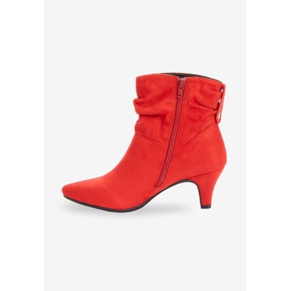 Comfortview Kourt Bootie Short Ankle Boot Low Heel Women's Winter Shoes (Wide Widths Available)