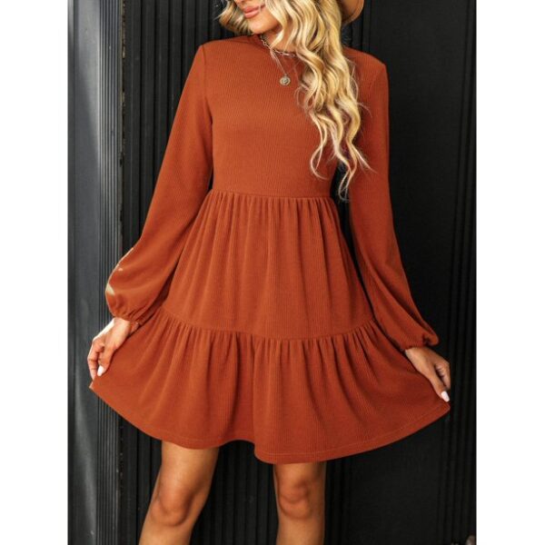 CUPSHE Bernadette Ribbed Tiered Mini Dress