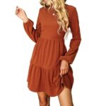 CUPSHE Bernadette Ribbed Tiered Mini Dress