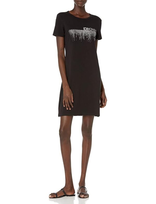 DKNY Women's Logo T-Shirt Dress