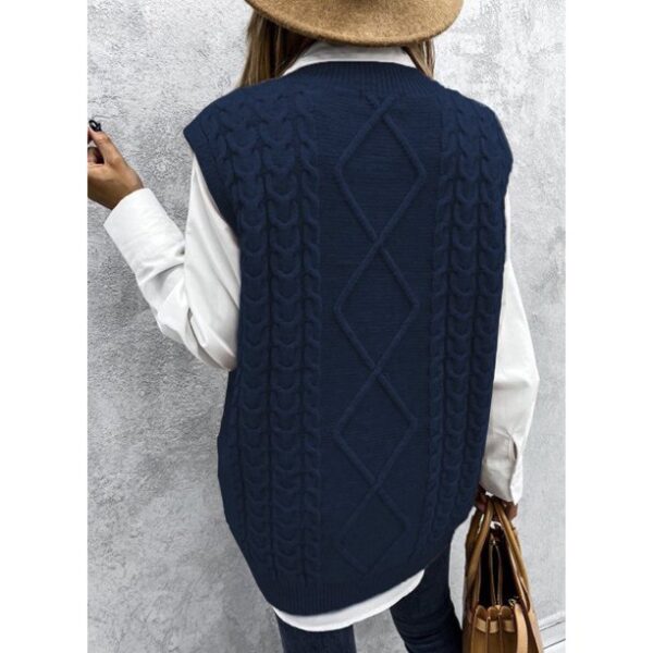 Dokotoo V Neck Sweater Vest for Women Sweaters for Women Plus Size Lightweight Knitted Vests