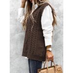 Dokotoo V Neck Sweater Vest for Women Sweaters for Women Plus Size Lightweight Knitted Vests