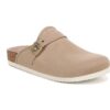 Dr. Scholl's Shoes Womens Louis Iconic Taupe Clogs 7 Medium (B,M) BHFO 7158