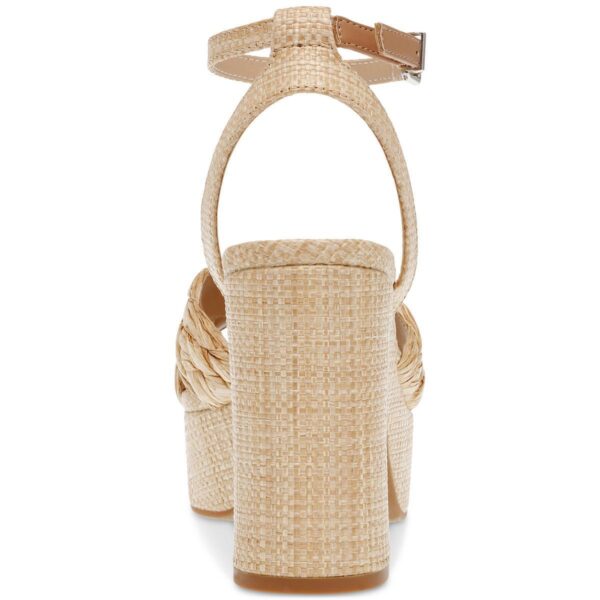 DV By Dolce Vita Womens Maggie Beige Platform Sandals 6.5 Medium (B,M) BHFO 4721