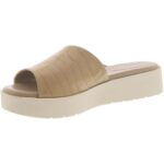 Easy Spirit Womens Francey Leather Open Toe Flatform Sandals Shoes BHFO 0767