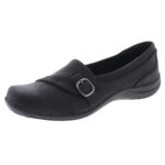 Easy Street Womens Cinnamon Black Loafers Shoes 12 Medium (B,M) BHFO 5259