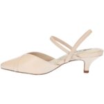 Easy Street Womens UNNA Ivory Faux Leather Kitten Heels 9 Wide (C,D,W) BHFO 1584