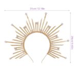 Eease Halo Crown Sunburst Headpiece Greek Goddess Headband