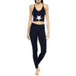 Electric Yoga Womens Black High Waist Yoga Legging Athletic M/L BHFO 6826