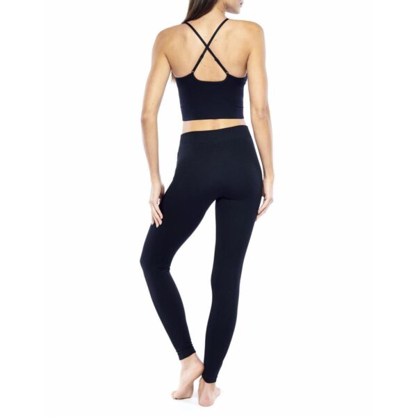 Electric Yoga Womens Black High Waist Yoga Legging Athletic M/L BHFO 6826