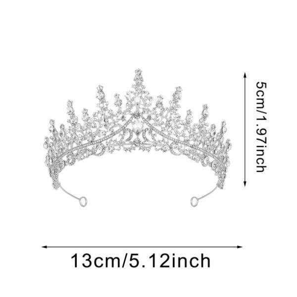 Fdrone Women Girls Princess Elegant with Combs Women's Headbands Bridal Wedding Prom Birthday Fashionable and Exquisite Hair Accessories