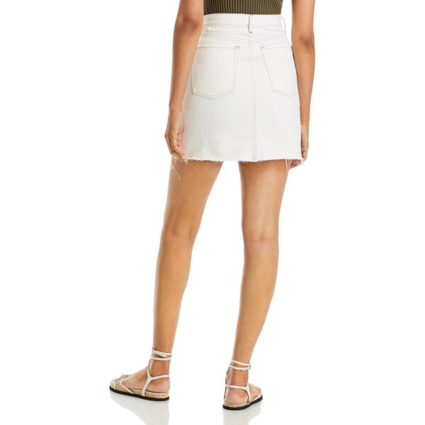 FRAME Womens White Mini A-Line Jeans Denim Skirt 30 BHFO 4281