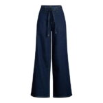 Free Assembly Women Mid Rise Belted Wide Leg Trouser Jean