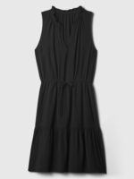 GAP Women's Sleeveless Split Neck Dress