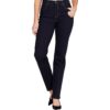 Gloria Vanderbilt Womens Amanda Blue Denim Straight Leg Jeans 10L Long BHFO 5449