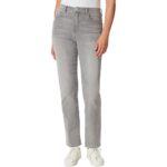 Gloria Vanderbilt Womens Amanda Gray Denim Straight Leg Jeans 4 BHFO 6461