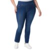 Gloria Vanderbilt Womens Blue Mid-Rise Straight Leg Jeans Plus 16W BHFO 5231