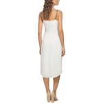 Guess Womens White Chain Jersey Cocktail And Party Dress 14 BHFO 8516