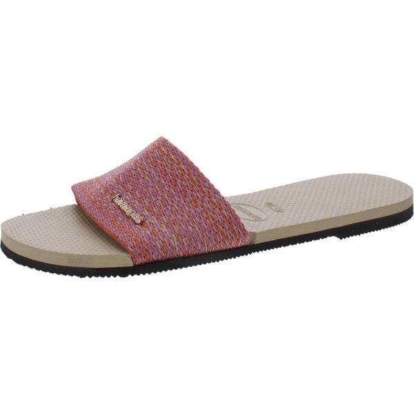 Havaianas Womens Alpargatas Pink Flat Slide Sandals 6 Medium (B,M) BHFO 0709