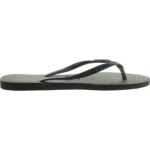 Havaianas Womens Slim Glitter II Black Flip-Flops 11-12 Medium (B,M) BHFO 3545