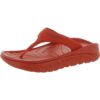 Hoka One One Womens Ora Recovery Flip Red Flip-Flops 9 Medium (B,M) BHFO 9865