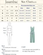 JASAMBAC Women Jumpsuits Dressy Casual Sleeveless Spaghetti Strap Loose Rompers Wide Leg Linen Summer Outfits with Pockets