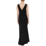 Jessica Howard Womens Black Velvet Evening Dress Gown Petites 4P BHFO 2658