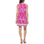 Jessica Howard Womens Pink Floral Lace Trim Shift Dress Petites 12P BHFO 7887